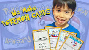 Click the link below to design your pokemon card now! We Make Our Own Pokemon Cards A Children S Pokemon Drawing Challenge Kids Diy Craft Video Youtube