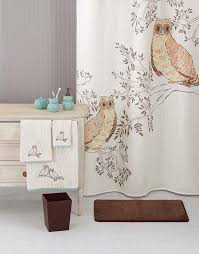 Better Homes And Gardens Owl Shower Curtain Owl Home Decor Owl Bathroom Decor Owl Shower