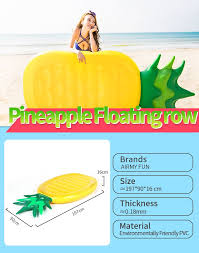 Pvc Inflatable Pineapple Floating Mattress Inflatable Lilo Pineapple Pool Floats Igrushki Dlya Bassejna Bassejn Igrushki