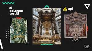 Nella basilica di san pietro gian lorenzo bernini fu direttore artistico di un grande cantiere, di cui fece parte anche francesco borromini, che diede vita ad innumerevoli opere d'arte, tra cui il baldacchino. La San Pietro Di Bernini Il Baldacchino E La Piazza Youtube