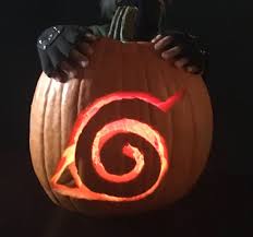 Naruto Hidden Leaf Pumpkin Pumpkin Carving Pumpkin Stencil Halloween Pumpkins Carvings