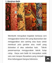 Check spelling or type a new query. Jenis Produk Kerajinan Tekstil Beserta Gambarnya