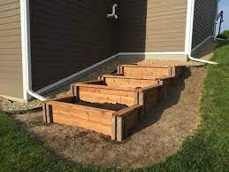 User Submitted Photo Garden Bed Layout Sloped Garden Raised Garden Beds