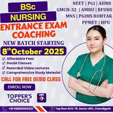 B.Sc. Nursing Entrance Exam Coaching