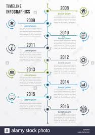 Vertical Timeline Infographics Template Workflow Or Process