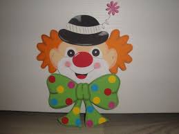 Tonkarton Fensterbild Clown Kopf Karneval Fasching Fasching Basteln Clown Basteln Fensterbilder Basteln