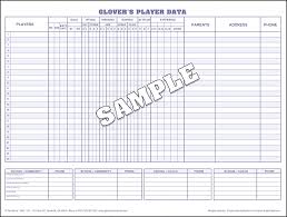 Baseball Scorebook And Softball Scorebooks From Glovers