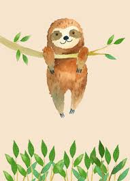 Check spelling or type a new query. Bilder Print Druck Faultier 1 A4 Kinder Ein Designerstuck Von Kleene Wolke Tiere Malen Illustration Haustierkunst