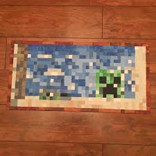 Maybe you would like to learn more about one of these? Just Finished My Canvas Of The In Game Creeper Painting Minecraft