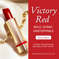 Bésame Cosmetics - Get to know Victory Red! Victory Red is based on the shade Montezuma Red by Elizabeth Arden, which was made for the US Women's Auxiliary Army Corps during WWII.