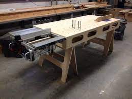 Apply finish of choice to work bench. My Version Of The Paulk Workbench Paulk Workbench Workbench Woodworking