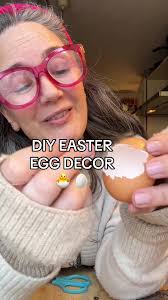 DIY Easter Tree Decoration with Blown Eggs