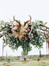 Boho Rustic Wedding Ceremony Decor Idea Ceremony Arch With Antler And Greenery T Rustic Wedding Ceremony Decor Wedding Ceremony Decorations Nordic Wedding
