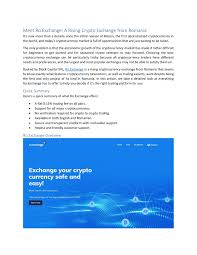 Kraken offers a good selection of trading pairs, including bitcoin, ethereum, litecoin, and bitcoin cash, among others. Meet Ro Exchange Flip Book Pages 1 9 Pubhtml5