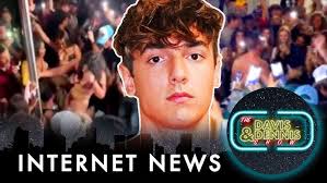 Bryce Hall STARTS FIGHT at his own 21st Birthday Party! LAPD Ends his Sway  House Tiktok Party early