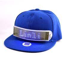 Scrolling Message Led Hat Led Hat Hats Black Snapback