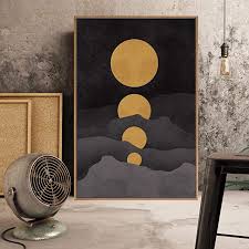 Amazon Com Signford Framed Canvas Home Artwork Decoration Abstract Scenery Canvas Wall Art For Liv In 2020 Canvas Wall Art Frames For Canvas Paintings Living Room Art
