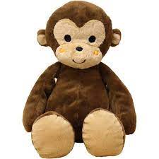 Lambs Ivy Bedtime Originals Curly Tails Plush Monkey Walmart Com Monkey Plush Monkey Stuffed Animal Pet Toys
