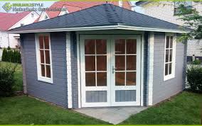 Daher sollten sie darauf achten, dass die deckung ihres gartenhauses mit. 5 Eck Gartenhaus 40 Mm Nwh Gerda 40008 Gartenzauber Gmbh