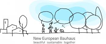 Evropská unie je mezinárodní organizace 27 evropských států. New European Bauhaus Beautiful Sustainable Together