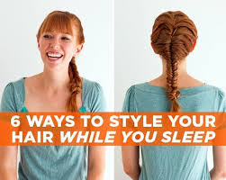 When i first started doing this it didn't turn out well a few times so just be prepared for. 6 Ways To Style Your Hair While You Sleep
