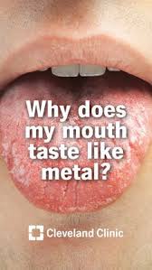 Image result for Metallic Taste