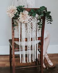 11 Chic Boho Wedding Must Haves Wedding Chair Decorations Wedding Chairs Chair Decorations
