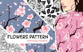 Burlap flowers with button centers. Creating Flowers Patterns By Kitsukiss Clip Studio Tips