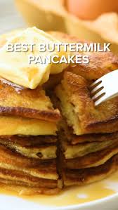 Best Buttermilk Pancake Recipe Is A Family Favorite That Is Always Requested For Brun Buttermilk Recipes Homemade Buttermilk Pancakes Pancake Recipe Buttermilk