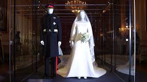 It's anticipated that thousands of visitors will attend the. Prince Harry And Meghan Markle S Wedding Outfits Go On Display Abc News