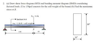10kn 5kn 2kn/m b c a d e 3m 2m 3m 2m example problem 2 2. Solved A Draw Shear Force Diagram Sfd And Bending Mom Chegg Com