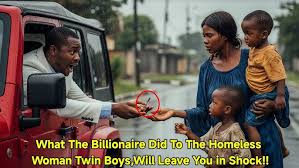 Ten Years After One Night Stand: Billionaire Saw Poor Waitress with Twins  Begging in the Rain #tales - YouTube