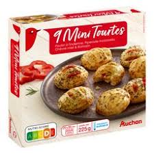 Auchan Auchan Mini Tourte X9 225g 9 Pieces 225g Pas Cher A Prix Auchan