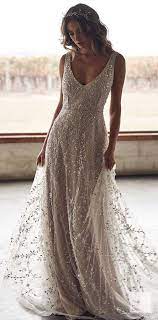Wedding Dress By Anna Campbell 2019 Find My Dress A Line Sparkly Sleeveles Anna Campbell Wedding Dress Wedding Dresses Beaded Country Style Wedding Dresses