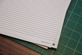our free downloadable guide sheets turn a blank notebook into a lined notebook the well appointed desk