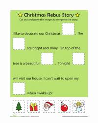 Learn how acrostic puzzles work at howstuffworks. Christmas Rebus Story Worksheet Education Com