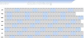 Sie können sich die fertige vorlage auch auf der webseite des autors des. Excel Kalender Mit Einer Einzigen Formel Excelnova