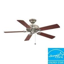 Hampton Bay Farmington 52 In Brushed Nickel Ceiling Fan B552qi Bn At The Home Depot Ceiling Fan Bronze Ceiling Fan Ceiling Fans For Sale