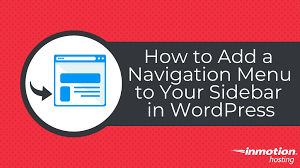 See how easy it is to hide and remove sidebars in wordpress and get. How To Add A Navigation Menu To Your Sidebar In Wordpress Inmotion Hosting Support Center