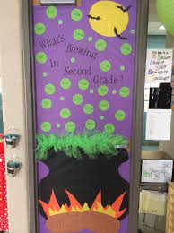 Give your door a festive makeover. Halloween Doors And My First Link Up Fairly Fabulous