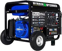 A portable 12000 watt generator perfectly suits domestic and commercial applications; Amazon Com Duromax Xp12000eh Generator 12000 Watt Gas Or Propane Powered Home Back Up Rv Ready 50 State Approved Dual Fuel Electric Start Portable Generator Black And Blue Garden Outdoor