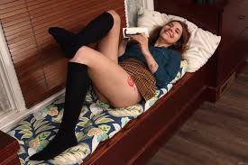 Brunette Envy Anne with natural tits and hot ass showing off her pussy 13  photos