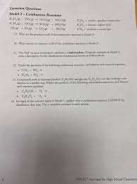 Prentice hall chemistry describing chemical reactions key. Types Of Chemical Reactions Do Atoms Rearrange In Chegg Com