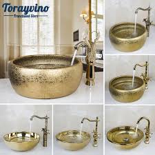 Waterworks bathroom bathroom fixtures lavatory faucet shower faucet blue powder rooms beach house bathroom master bathroom crystal egg modern baths opus low profile three hole deck mounted lavatory faucet with crystal egg handles Ceramic Basin Sink Faucet Tap Set Luxury Washbasin Bathroom Faucet Round Paint Golden Bowl Sinks Vessel Basins Vessel Basin Bowl Sinkceramic Basin Sink Aliexpress