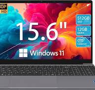 Amazon.com: ApoloMedia Laptop Computer 15.6'' HD Display ...