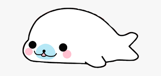Foca Cute Beautiful Kawaii Animals Cartoon Hd Png Download Kindpng