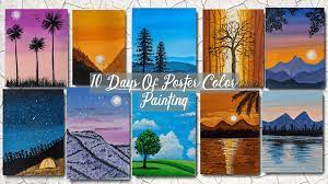 Poster Color : 10 Days Of Poster Color Painting | Mohini Sinha | Skillshare