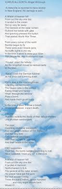 Icarus Allsorts Rogers Mcgough Roger Mcgough Icarus Poems