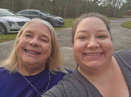 My sister Chrissie Parry and I bid