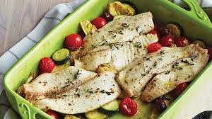 Poisson Blanc A La Mediterraneenne Iga Recettes Poisson Cuisine Mediterraneenne Poisson Blanc Recette Poisson Blanc